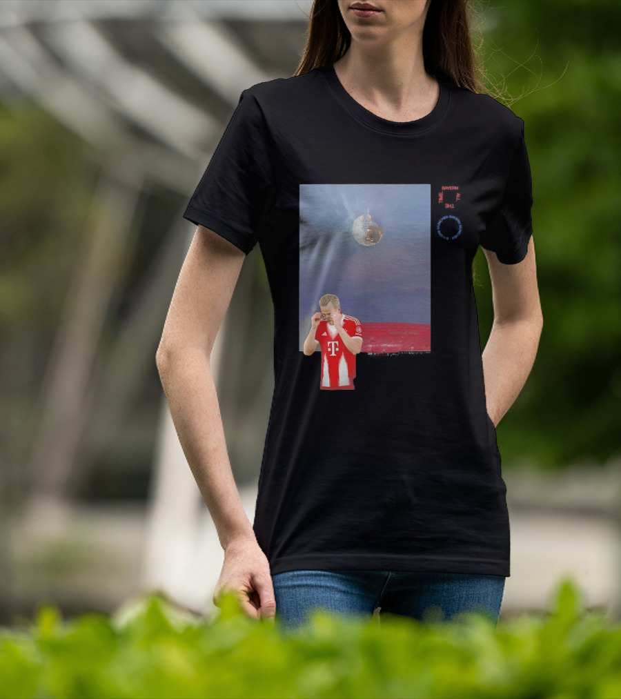 Harry Kane Bayern Munich Disco Ball Football T-Shirt