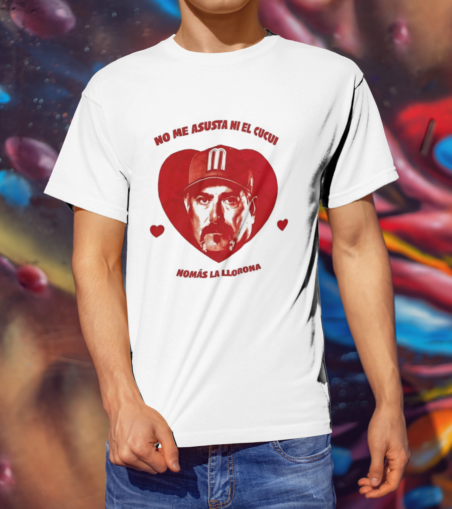Benji Gil No Me Asusta Ni El Cucui Corazón Valle Duendos T-Shirt