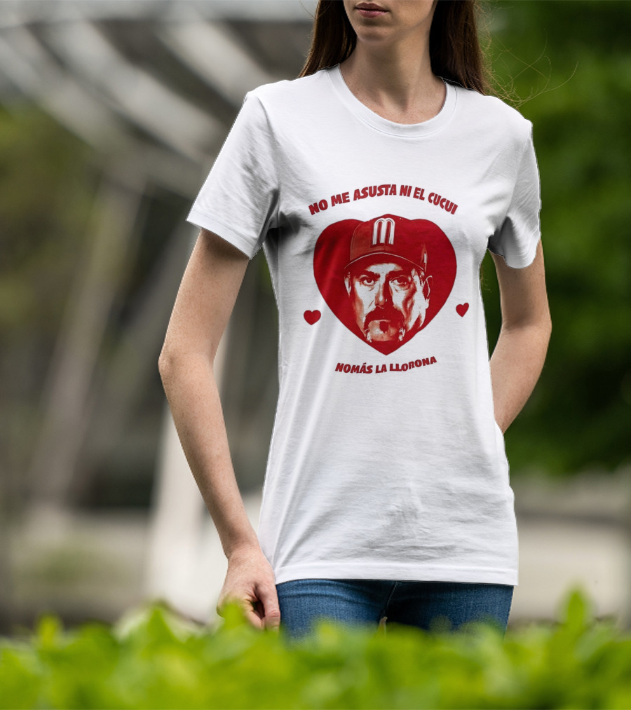 Benji Gil No Me Asusta Ni El Cucui Corazón Valle Duendos T-Shirt