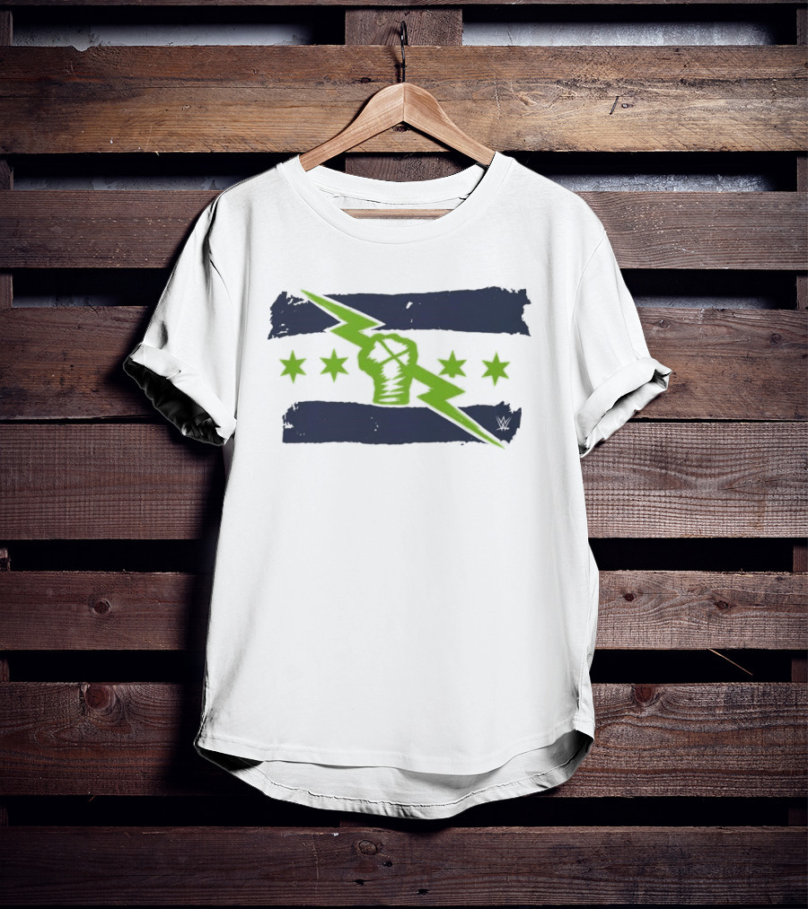 Seattle Is The Best In The World Lightning Bolt Fist Stars T-Shirt