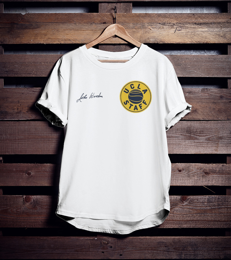 UCLA Staff Basketball John Wooden T-Shirt