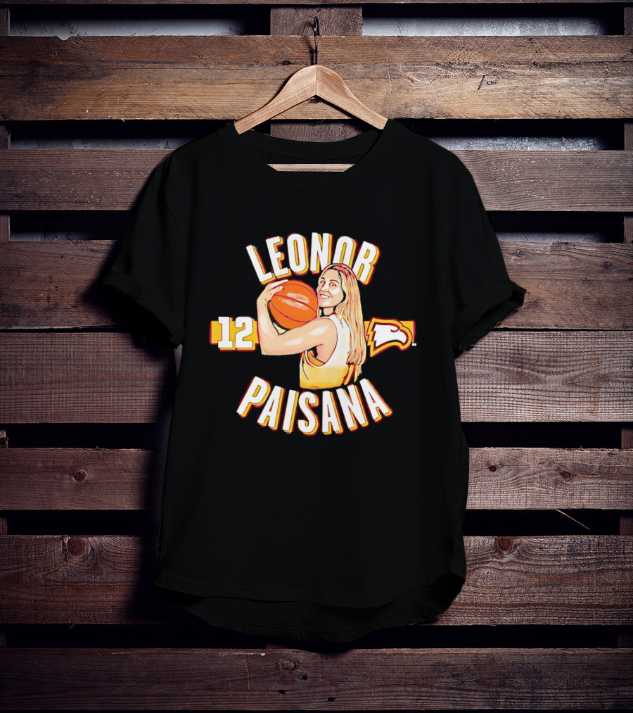 Leonor Paisana 12 Winthrop Eagles Basketball T-Shirt