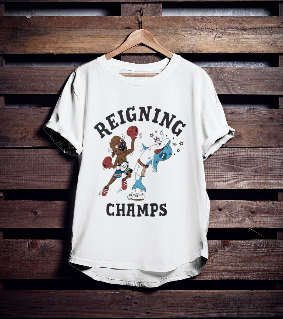 Reigning Champs Buffalo Vs Miami Boxing Showdown T-Shirt