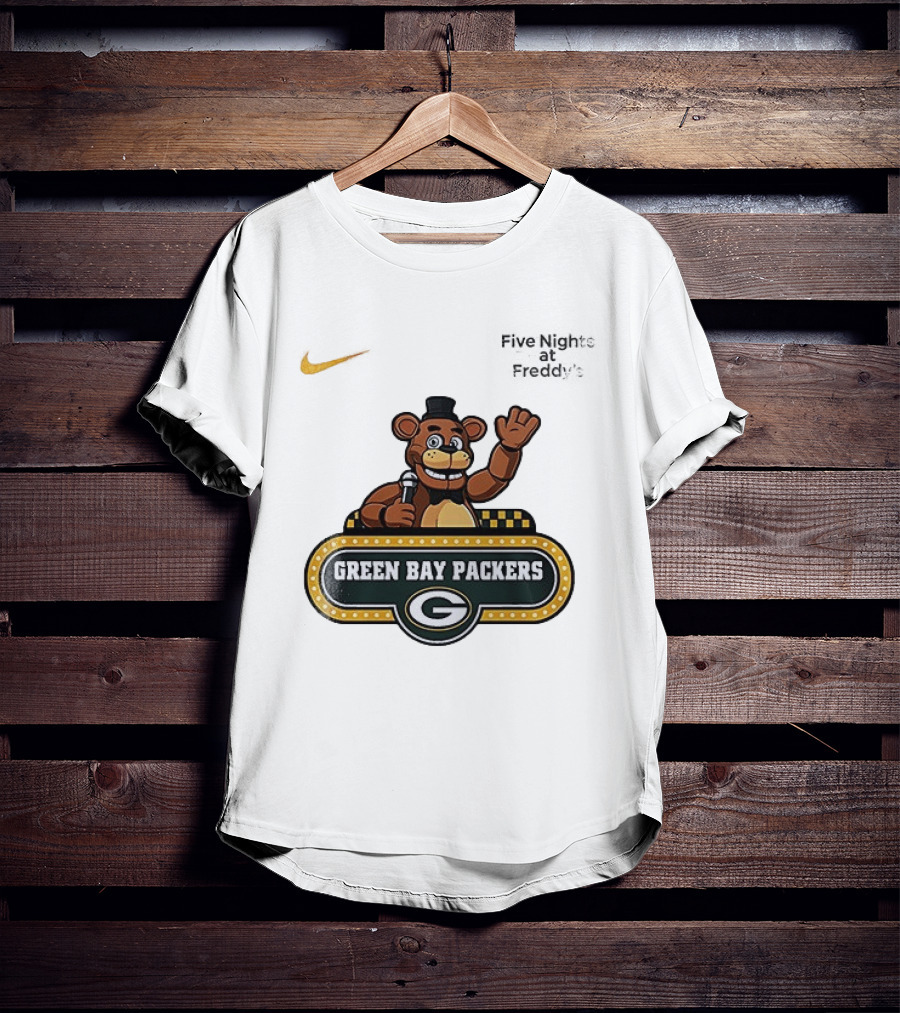 Green Bay Packers Freddy Fazbear T-Shirt