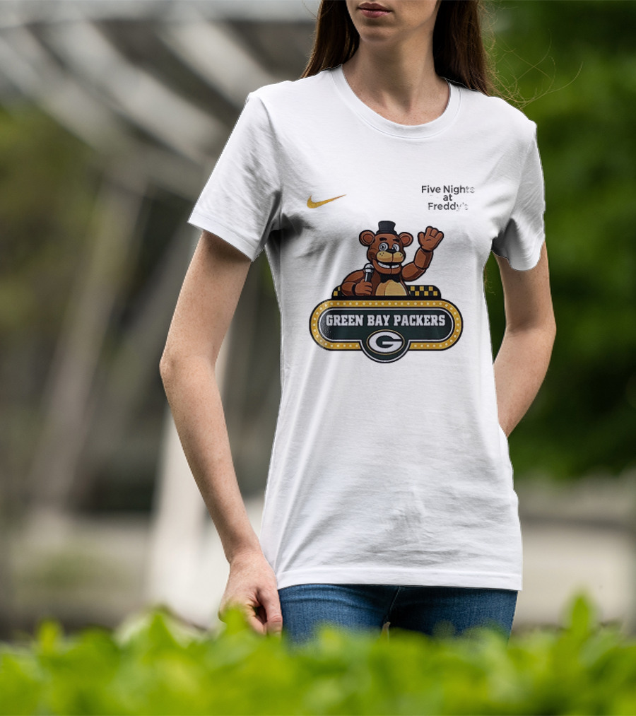 Green Bay Packers Freddy Fazbear T-Shirt