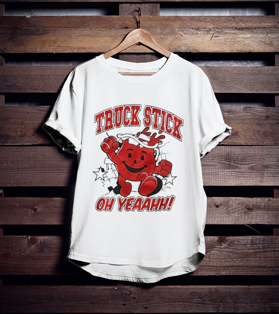 Truck Stick Kool Aid Man Oh Yeaahh T-Shirt