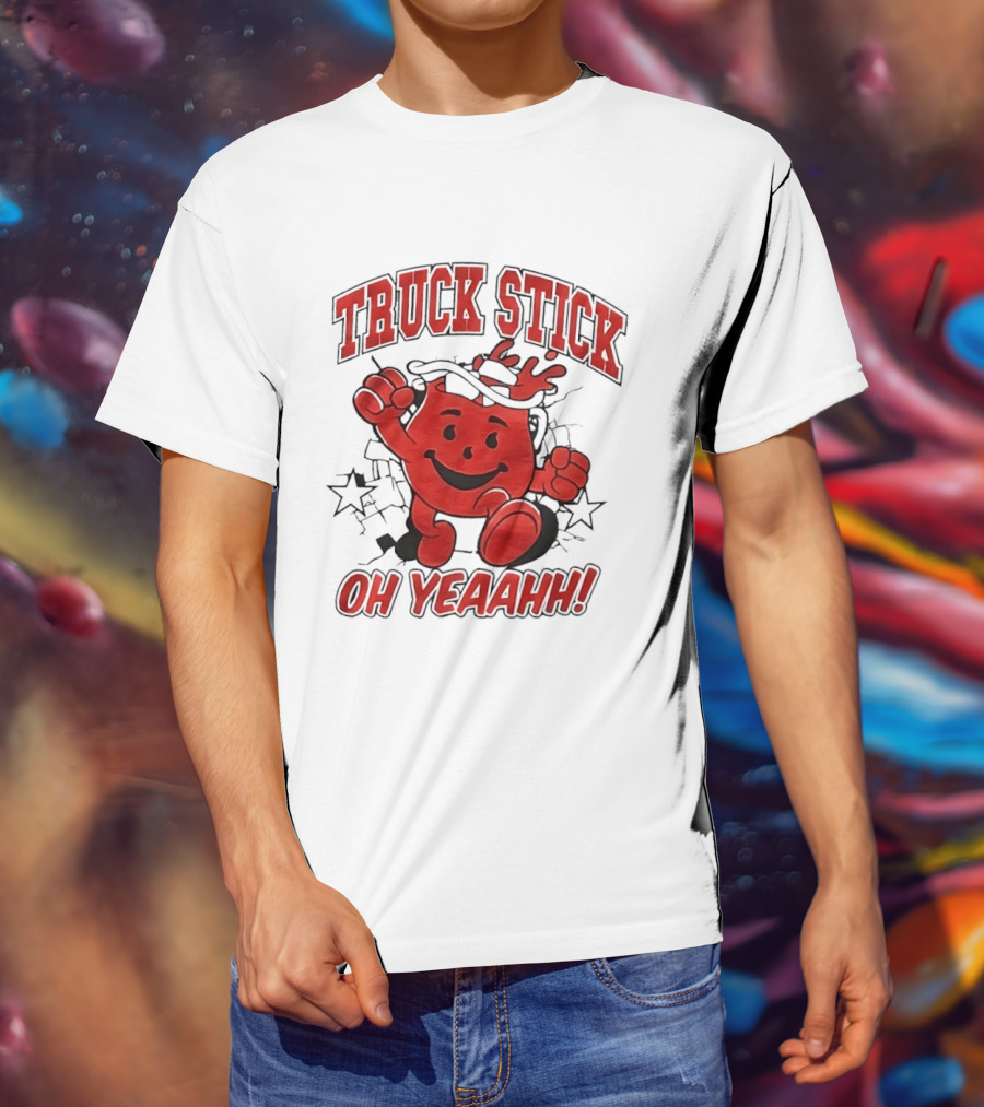 Truck Stick Kool Aid Man Oh Yeaahh T-Shirt