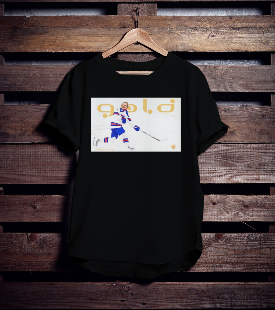 USA Hockey Jack Hughes Gold Medal 2026 Team Celebration T-Shirt