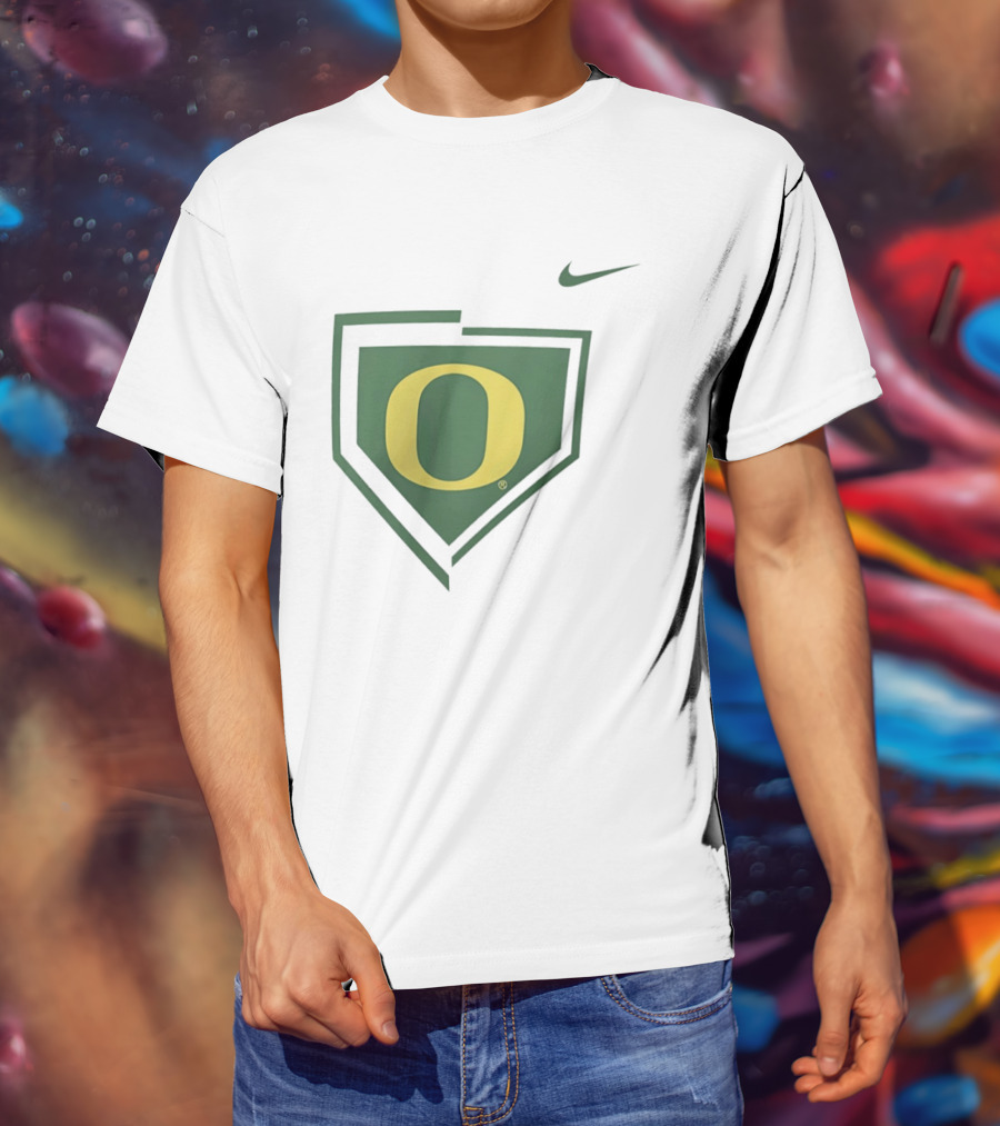 Oregon Primetime Baseball Legend Nike O Mark T-Shirt