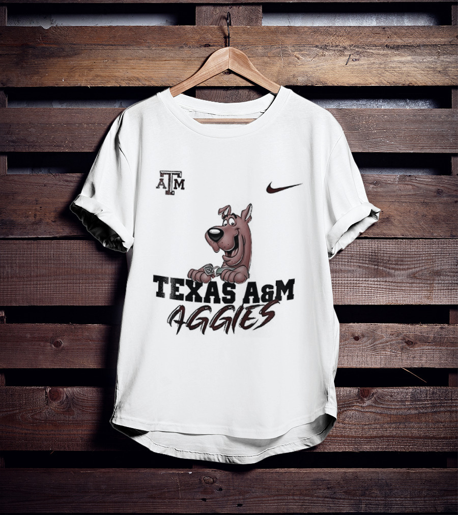 Texas A And M Aggies Scooby Doo Nike Collaboration T-Shirt