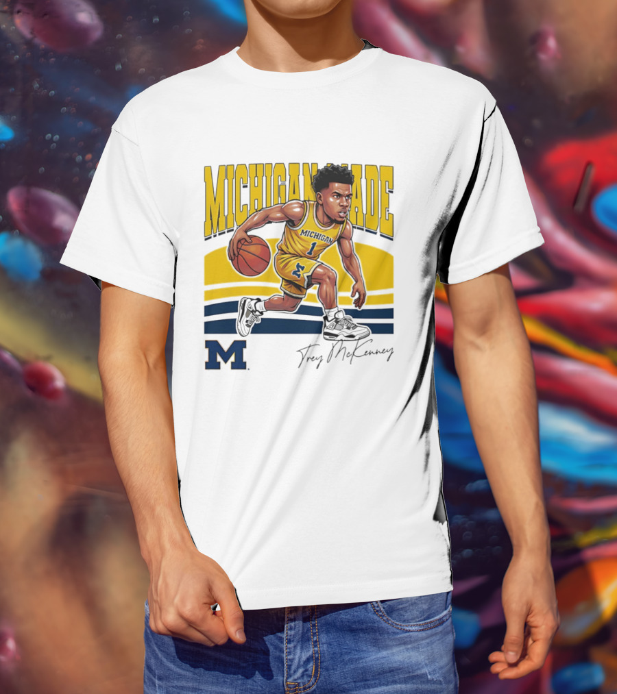 Trey McKenney Michigan Made Basketball Wolverines 2026 T-Shirt