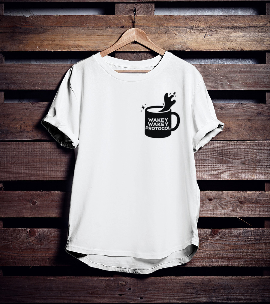 Wakey Wakey Protocol Coffee Spill Cup T-Shirt