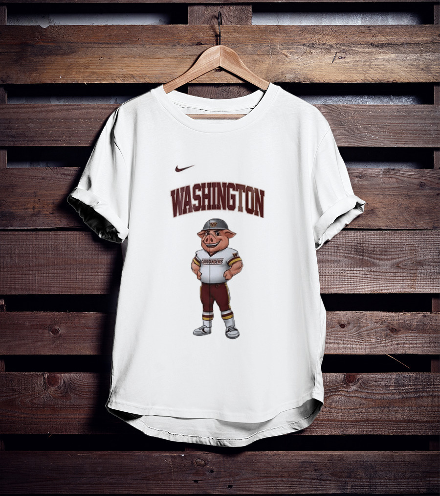 Washington Commanders Mascot Teacher Appreciation Month T-Shirt