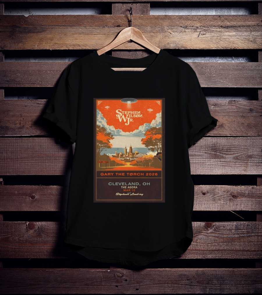 Stephen Wilson JR. Gary The Torch 2026 Agora Theatre Cleveland OH March 10 Stephanie Lambing T-Shirt