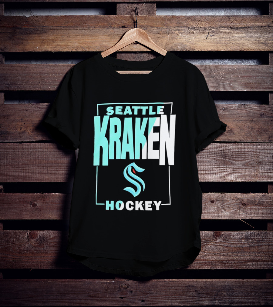 Seattle Kraken S Logo Hockey Team Spirit T-Shirt
