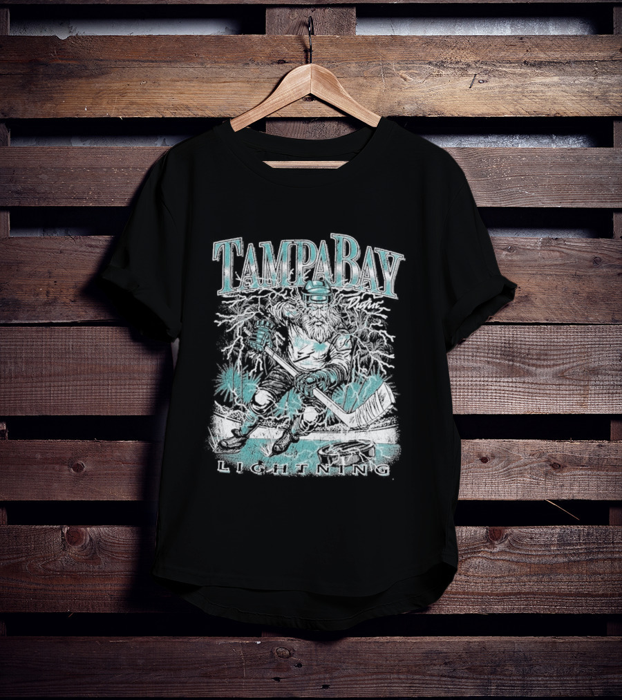 Tampa Bay Lightning X Duvin Special Edition Wild Electric Creature Collaboration T-Shirt