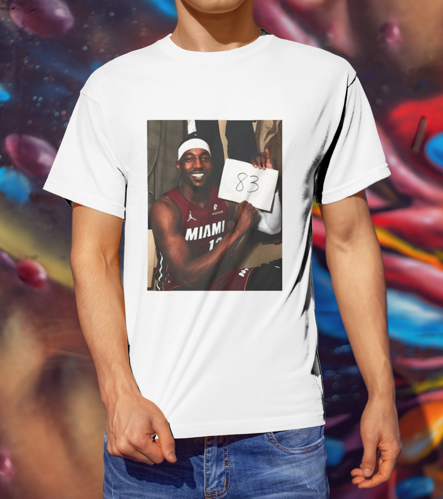 Bam Adebayo 83 Points Miami Heat Tribute NBA Legend Wilt Chamberlain T-Shirt