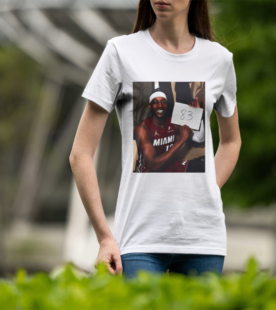 Bam Adebayo 83 Points Miami Heat Tribute NBA Legend Wilt Chamberlain T-Shirt