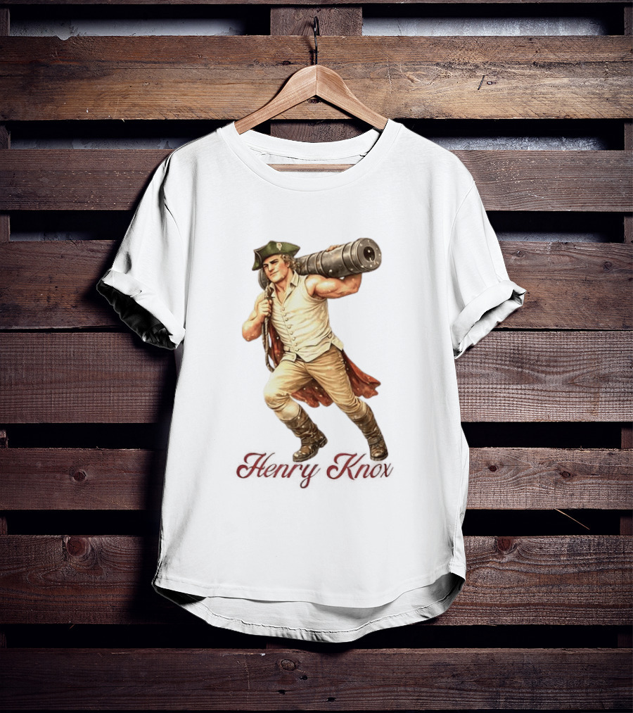 Henry Knox Revolutionary War Cannon Carrier T-Shirt