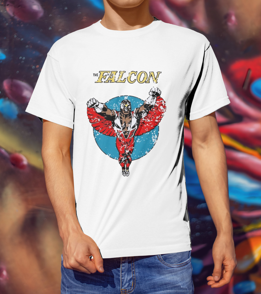 The Falcon Flying Marvel Comics T-Shirt