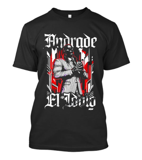 Andrade El Idolo In Striking Red And White Suit Series T-Shirt