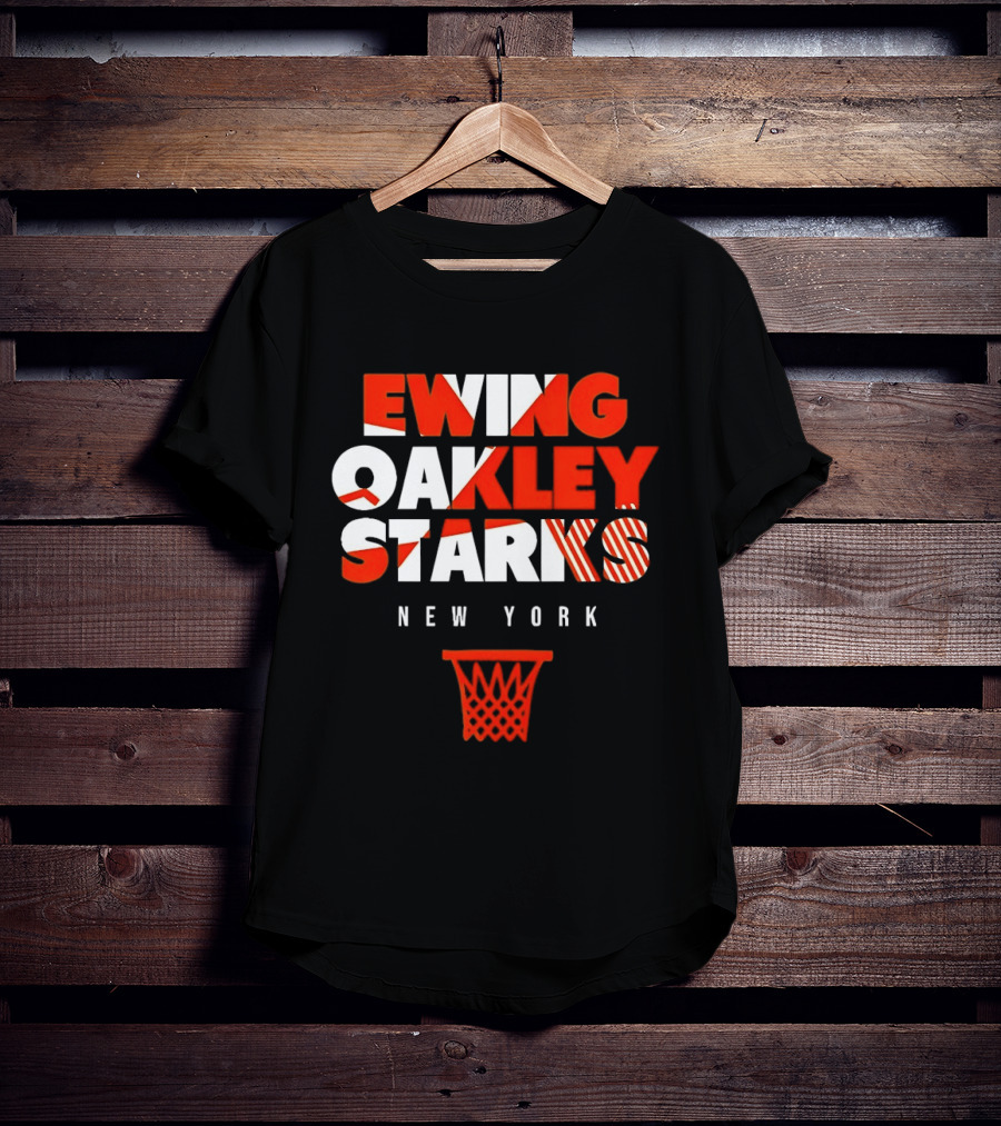 Ewing Oakley Starks New York Basketball Legacy T-Shirt