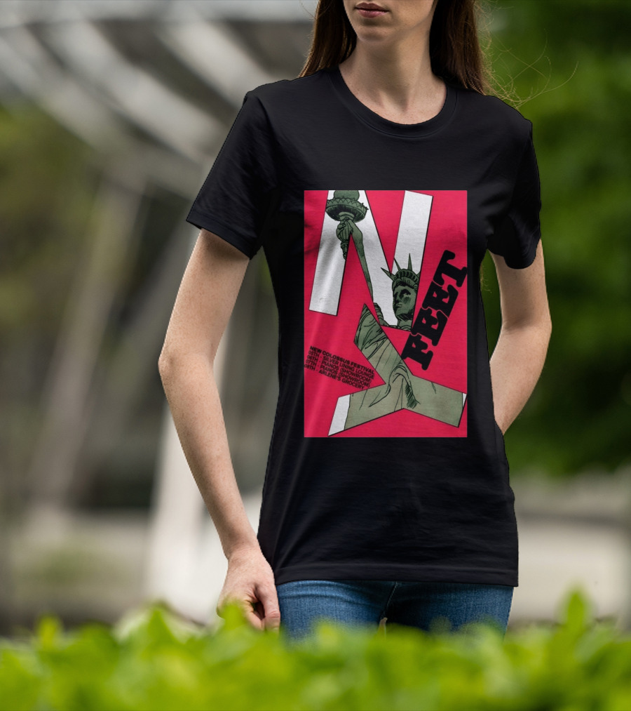 FEET New Colossus Festival 2026 Lady Liberty Statue Of Liberty Silvers Pianos Arlenes T-Shirt