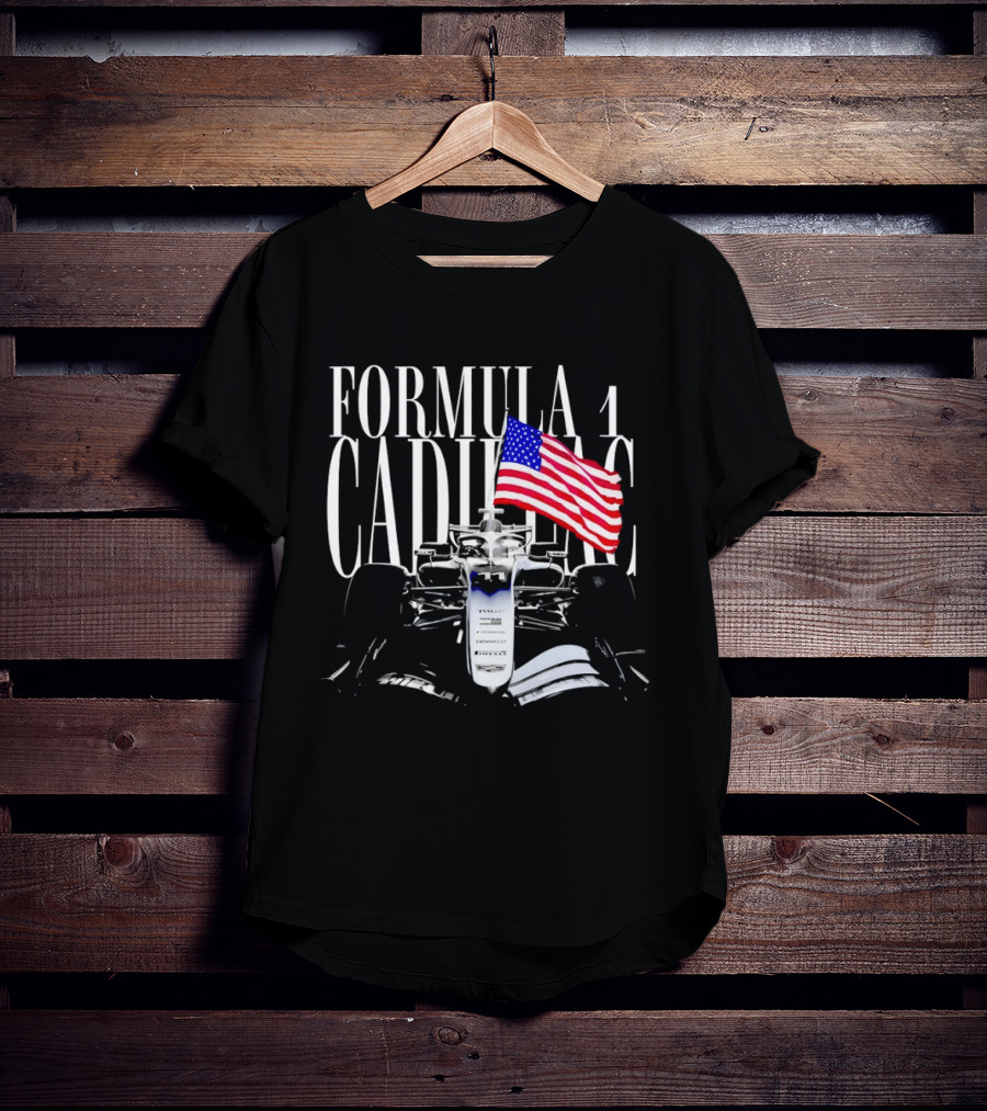 Cadillac Formula One Racing American Flag 2026 T-Shirt