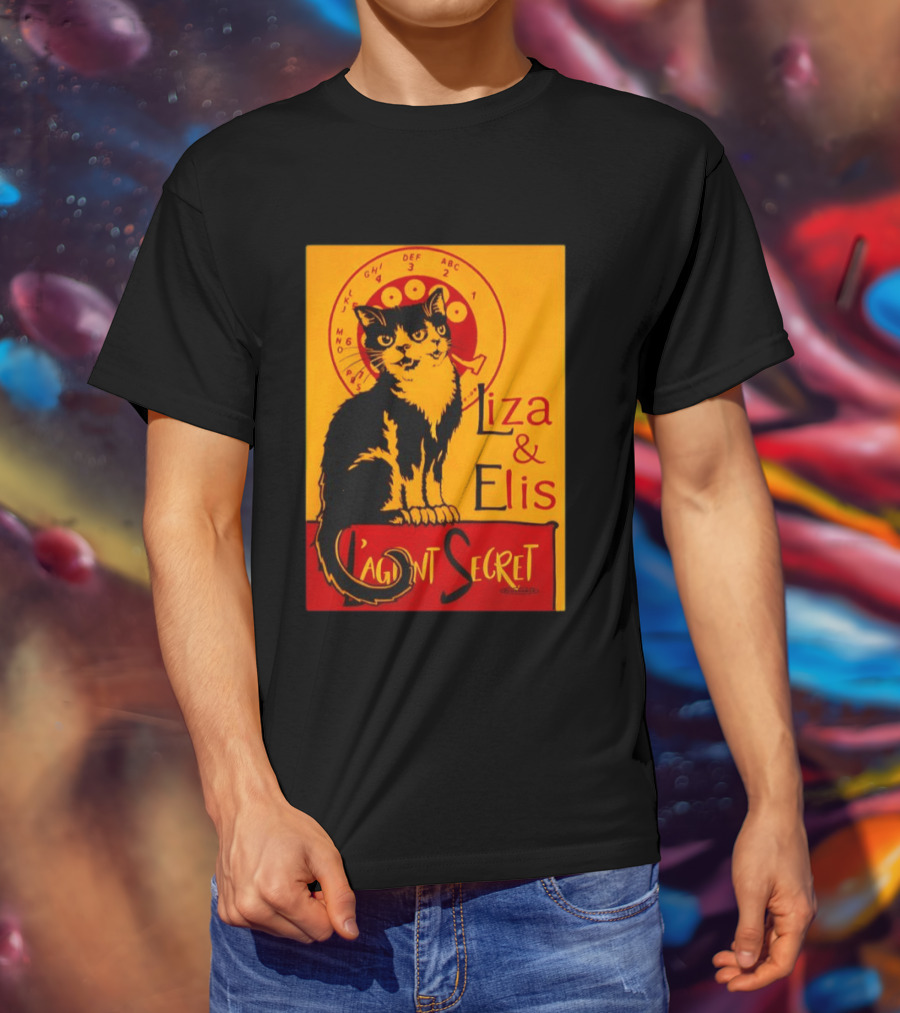 Liza E Elis Gata L'Agent Secret T-Shirt