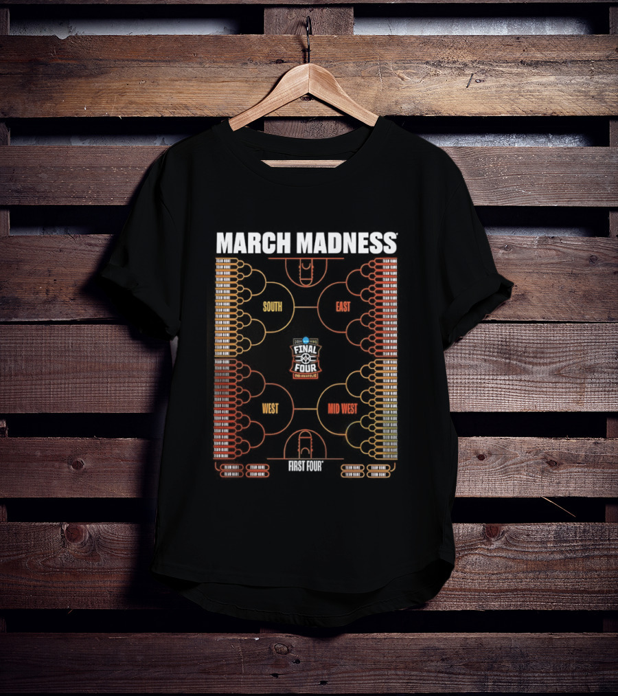 March Madness NCAA Men's Basketball Tournament 2026 Bracket Championship T-Shirt