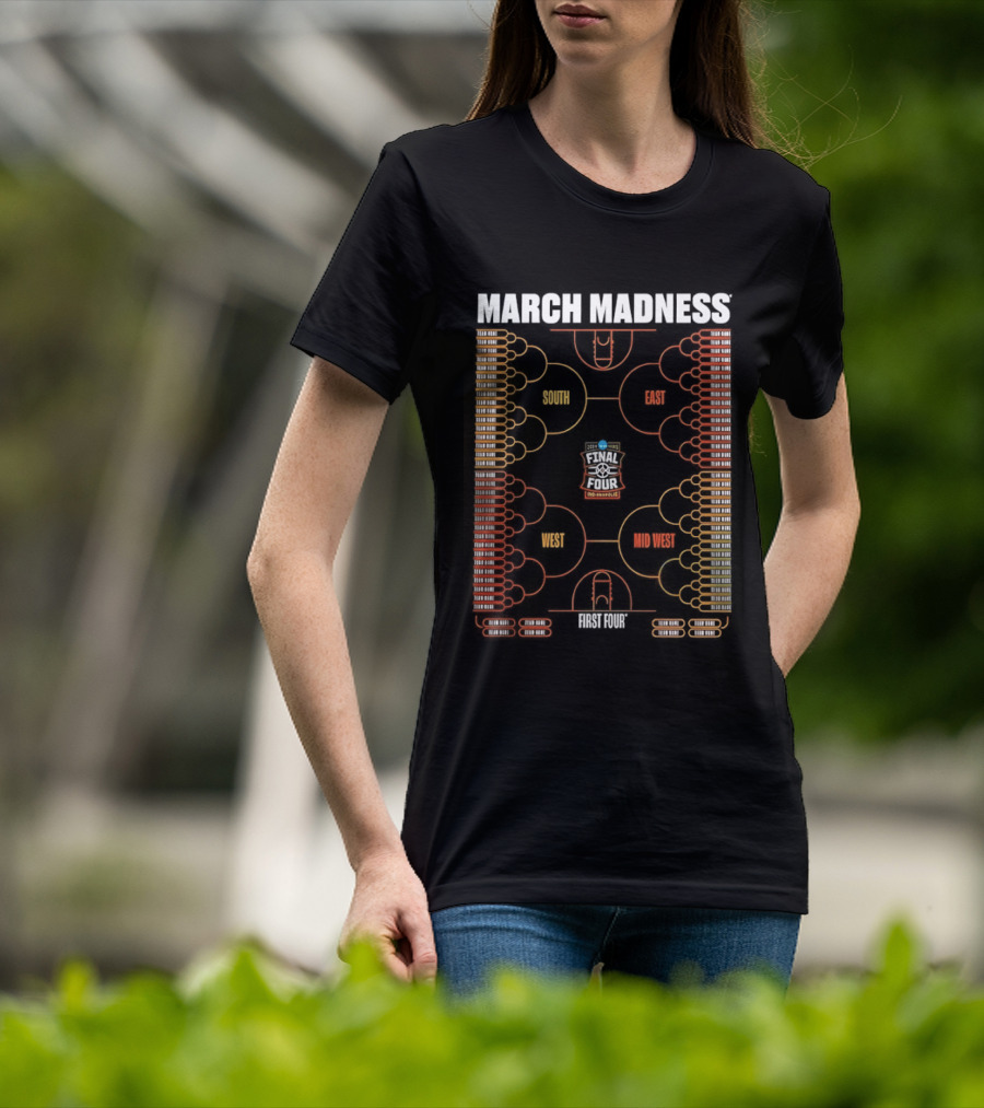 March Madness NCAA Men's Basketball Tournament 2026 Bracket Championship T-Shirt
