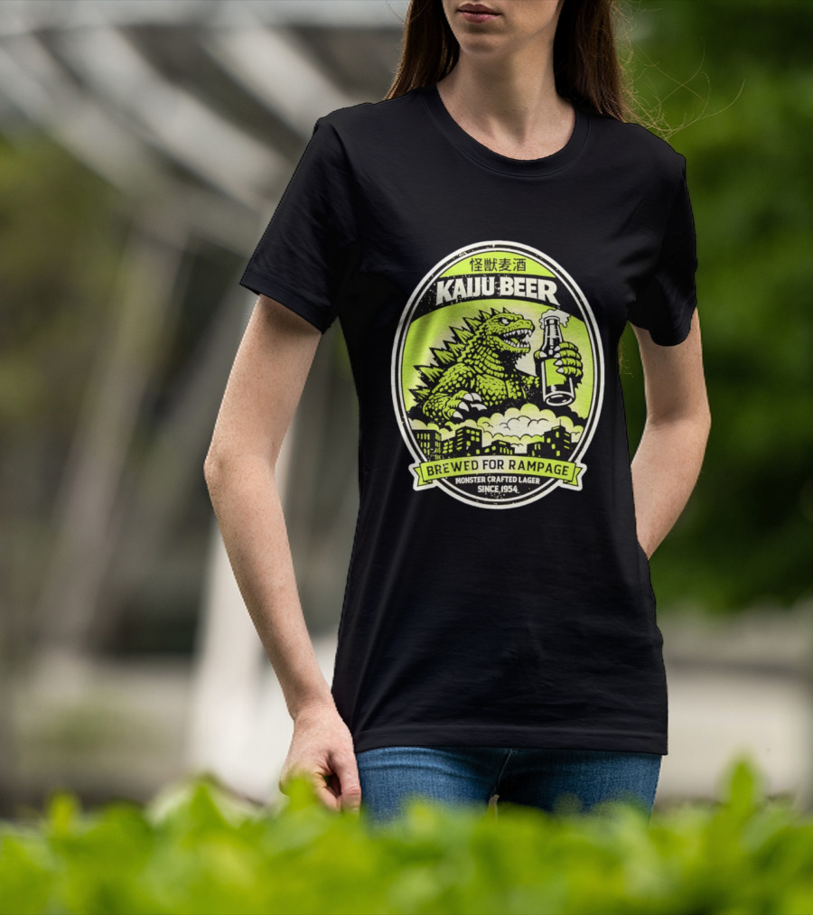 Kaiju Beer Brewed For Rampage Monster Crafted Lager Since 1954 T-Shirt