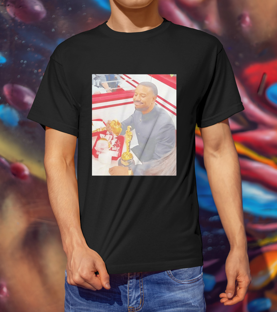 Michael B Jordan Burger Celebration Sinners 2026 Oscar T-Shirt