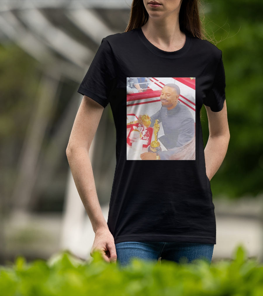 Michael B Jordan Burger Celebration Sinners 2026 Oscar T-Shirt