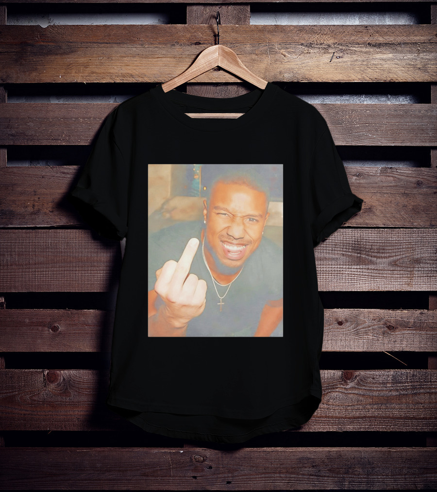 Michael B Jordan Sinners Oscar Middle Finger T-Shirt