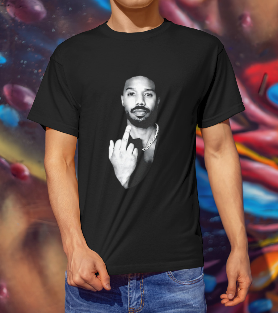 Michael B. Jordan Best Actor 2026 Oscar Middle Finger T-Shirt