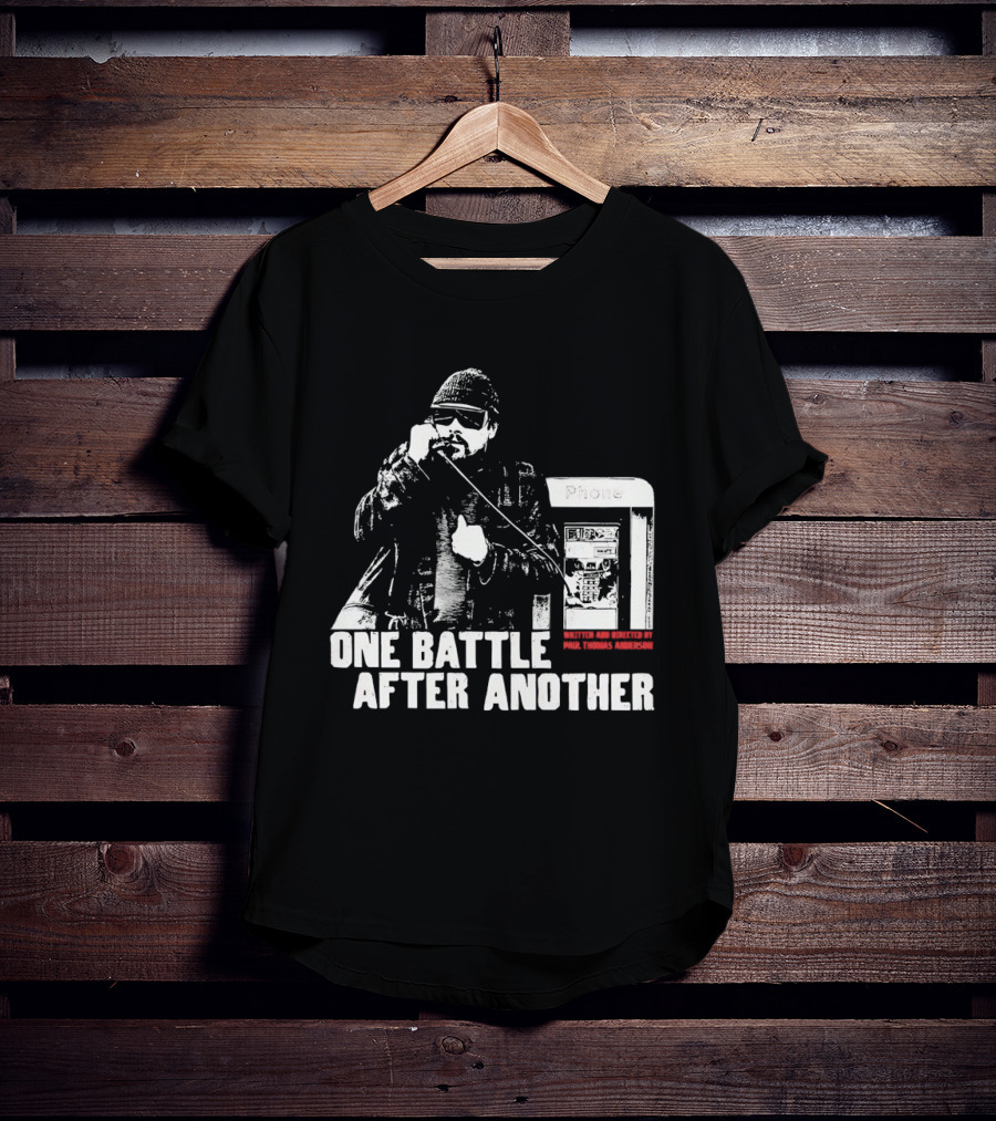 One Battle After Another Phone Booth Action T-Shirt