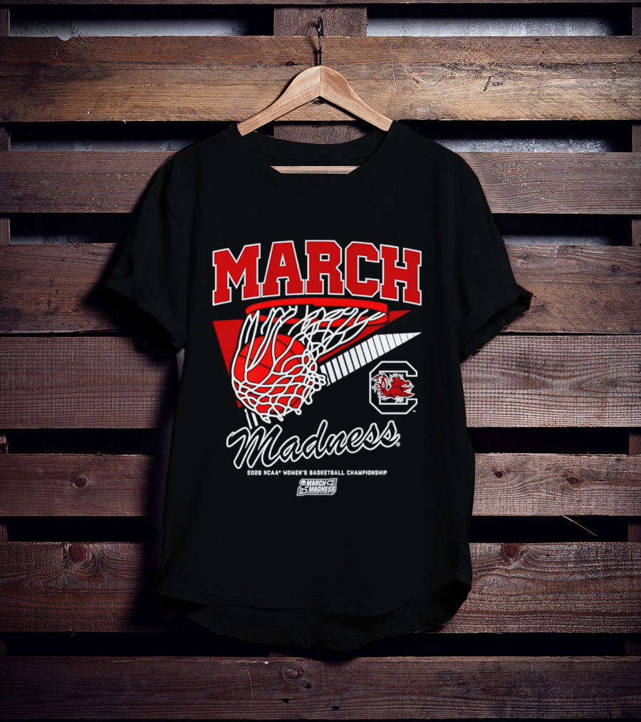 2026 NCAA Women's Basketball Championship March Madness South Carolina Gamecocks T-Shirt