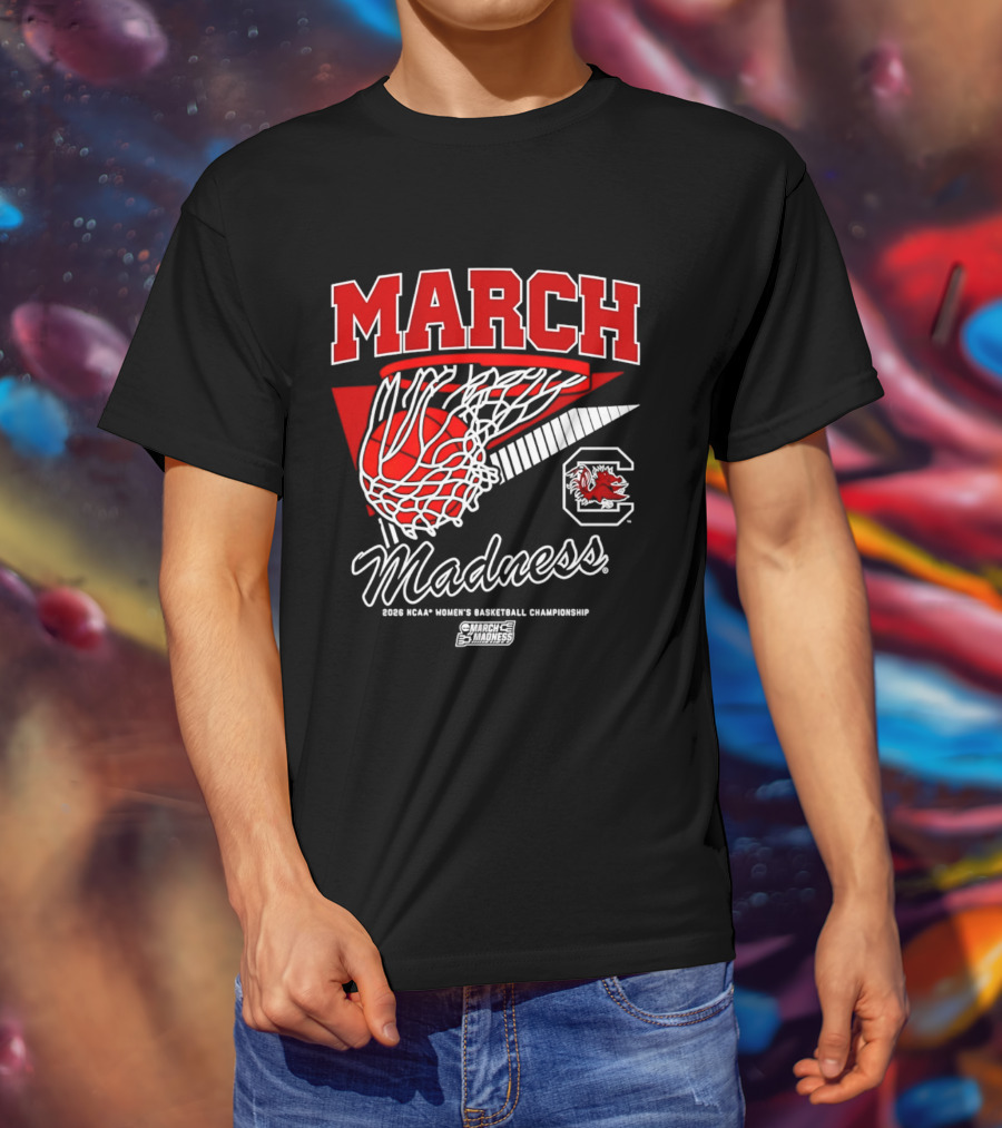 2026 NCAA Women's Basketball Championship March Madness South Carolina Gamecocks T-Shirt