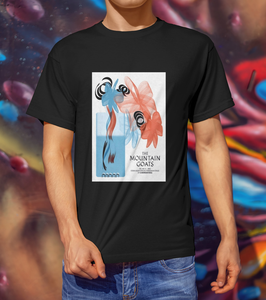 The Mountain Goats Carnegie Hall NYC Dec 11 2026 Stern Auditorium Perelman Stage T-Shirt