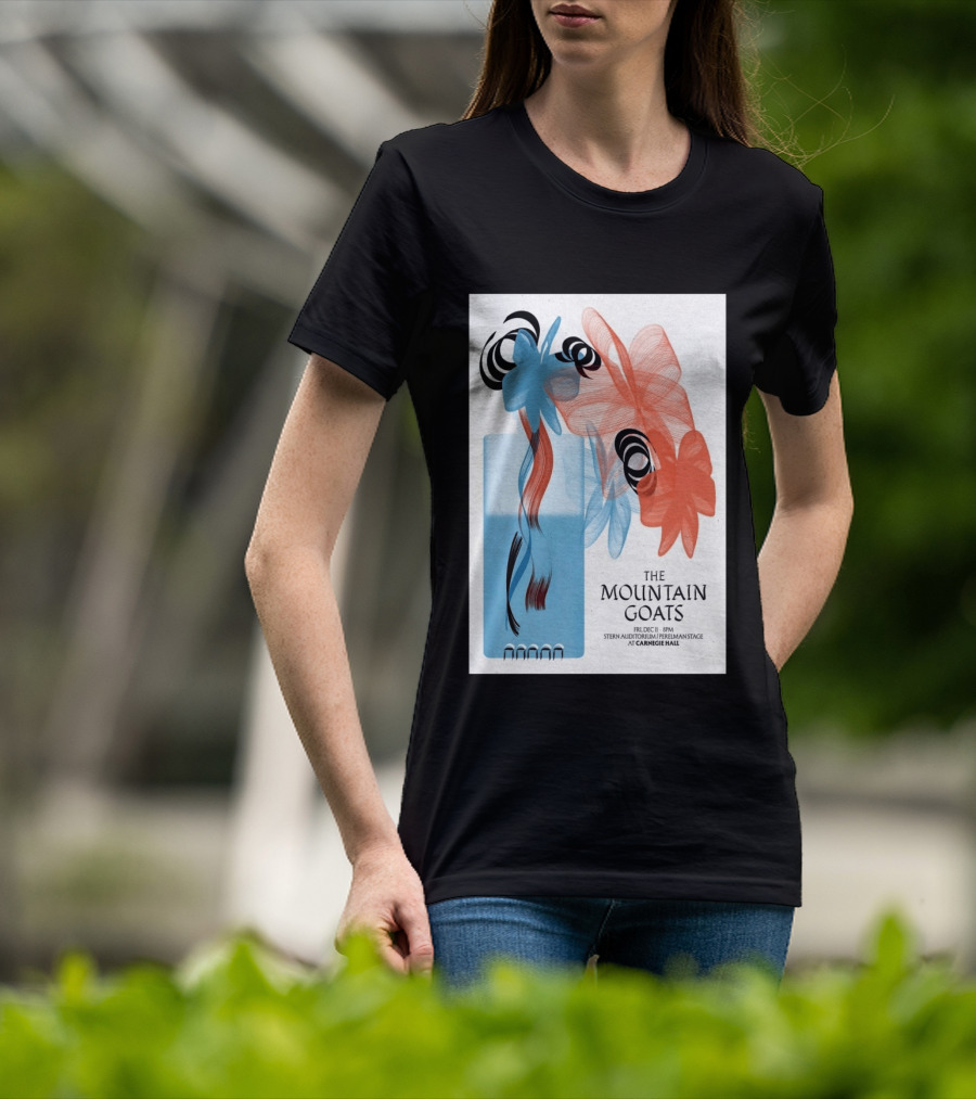 The Mountain Goats Carnegie Hall NYC Dec 11 2026 Stern Auditorium Perelman Stage T-Shirt