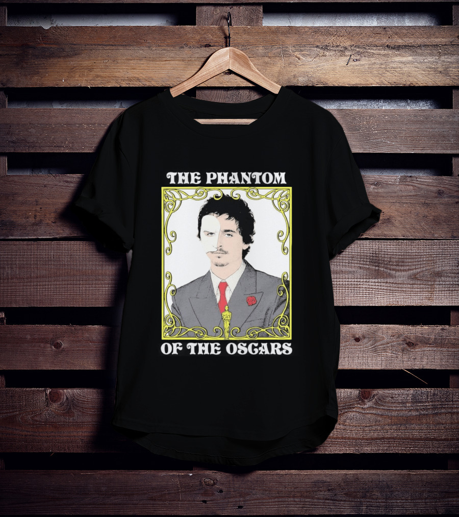 The Phantom Of The Awards Mask Suit Rose Oscar T-Shirt