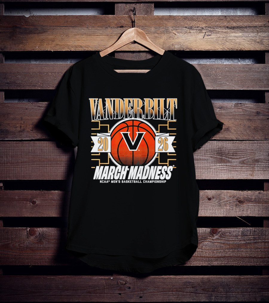 Vanderbilt Basketball 2026 NCAA March Madness Championship T-Shirt
