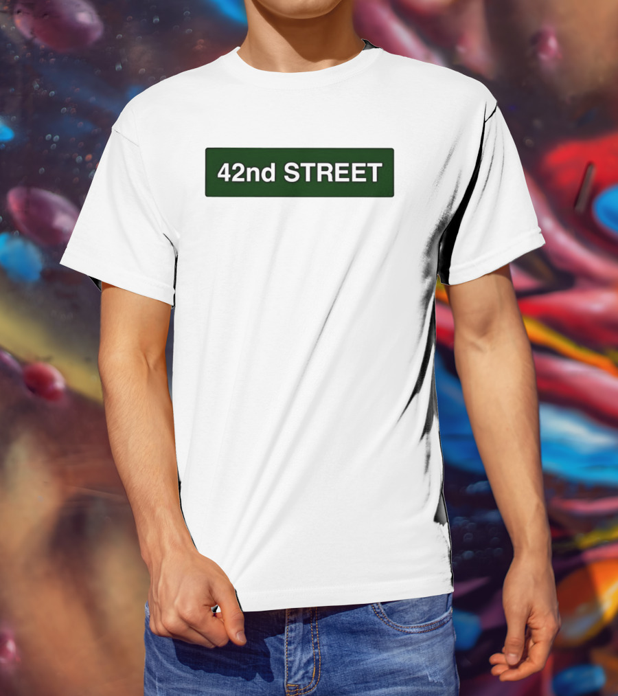 42nd Street Station Vintage Subway Sign T-Shirt