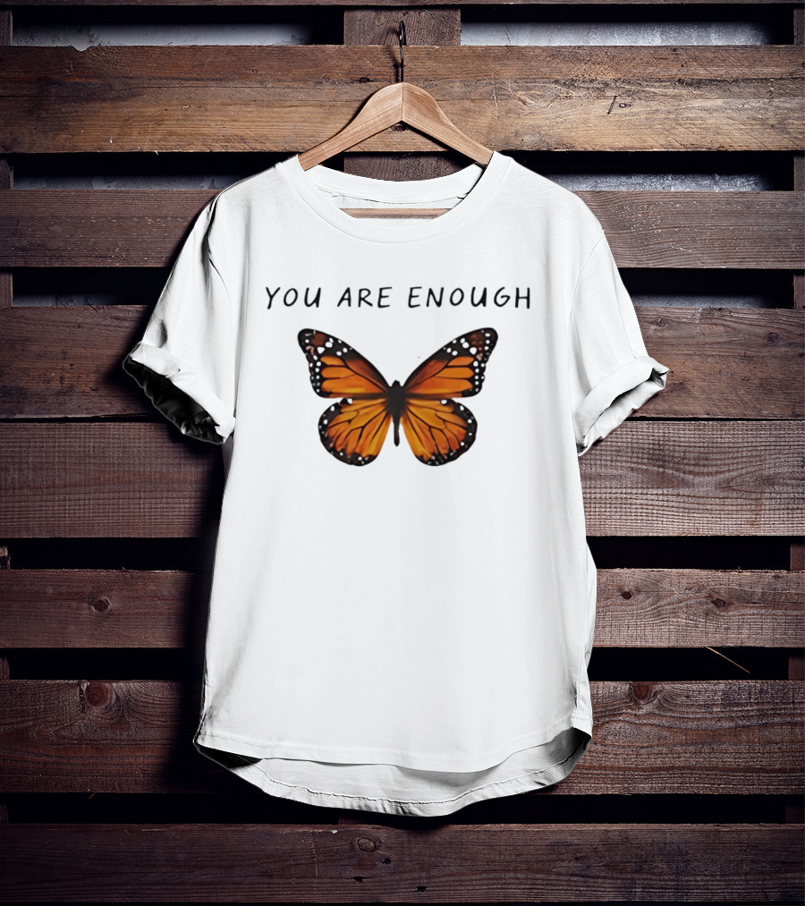 Charlotte Flair You Are Enough Butterfly Affirmations T-Shirt