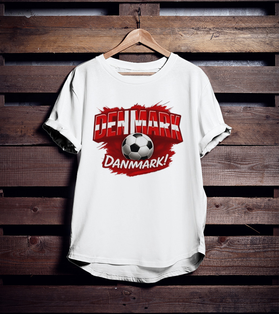 Denmark Danmark Soccer FIFA World Cup 2026 Football Team T-Shirt