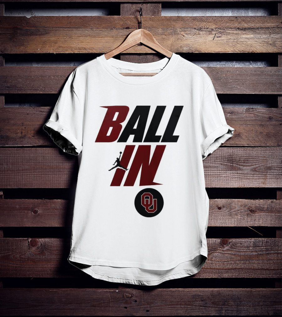 Ball In Oklahoma Sooners OU 2026 Women's Basketball T-Shirt