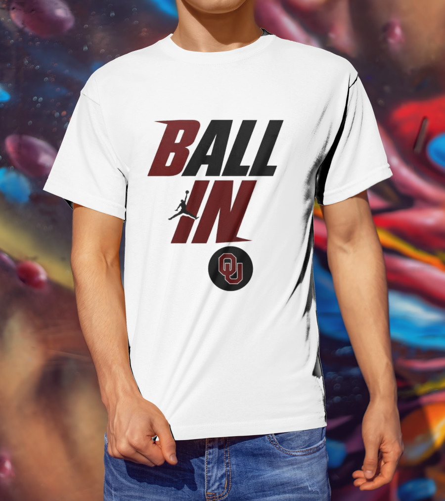 Ball In Oklahoma Sooners OU 2026 Women's Basketball T-Shirt