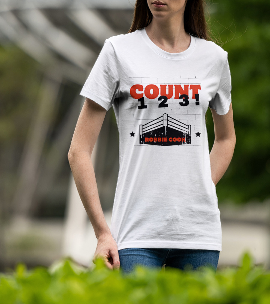 Robbie Cook Count 1 2 3 Boxing Ring T-Shirt