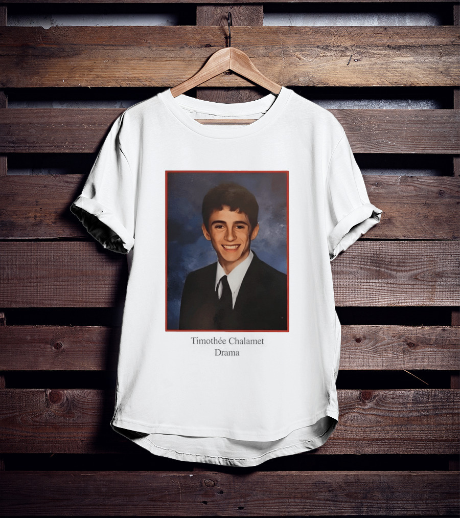 Timothee Chalamet Yearbook Photo 90s T-Shirt
